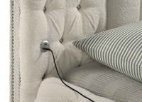 Sonya 4-piece Upholstered Queen Bedroom Set Ivory