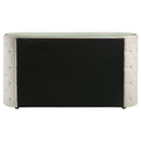 Sonya 6-drawer Upholstered Bedroom Dresser Ivory