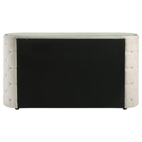 Sonya 6-drawer Upholstered Bedroom Dresser Ivory