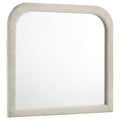 Home & Sleep Outlet - Sonya Upholstered Bedroom Dresser Mirror Ivory