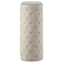 Sonya 5-drawer Upholstered Bedroom Chest of Drawers Ivory