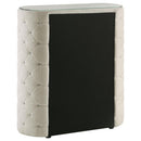 Sonya 5-drawer Upholstered Bedroom Chest of Drawers Ivory