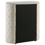 Home & Sleep Outlet - Sonya 5-drawer Upholstered Bedroom Chest of Drawers Ivory