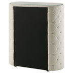 Home & Sleep Outlet - Sonya 5-drawer Upholstered Bedroom Chest of Drawers Ivory