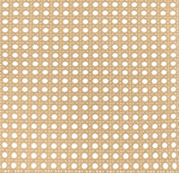 Lanewood Open Cane Webbing Metal Eastern King Bed White