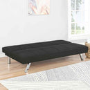 Joel Upholstered Tufted Convertible Sofa Bed Black - Home & Sleep Outlet