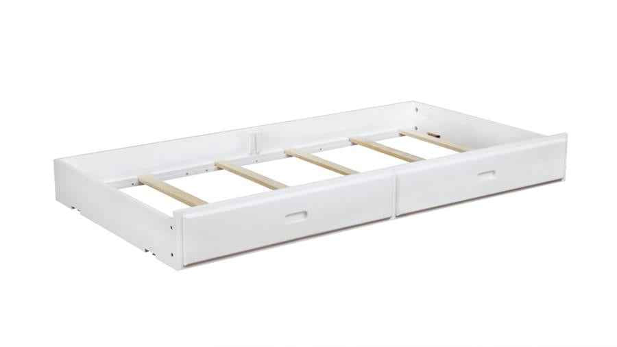 Chapman Wood Storage Trundle White - Home & Sleep Outlet