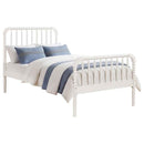 Jones Wood Twin Open Frame Bed White - Home & Sleep Outlet