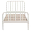 Jones Wood Twin Open Frame Bed White - Home & Sleep Outlet