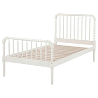 Jones Wood Twin Open Frame Bed White - Home & Sleep Outlet