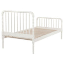 Jones Wood Twin Open Frame Bed White - Home & Sleep Outlet