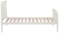 Jones Wood Twin Open Frame Bed White - Home & Sleep Outlet