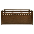 Carlsbad Wood Twin Captains Bed With Trundle Medium Brown - Home & Sleep Outlet
