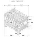 Chapman Wood Full Over Full Bunk Bed Black - Home & Sleep Outlet