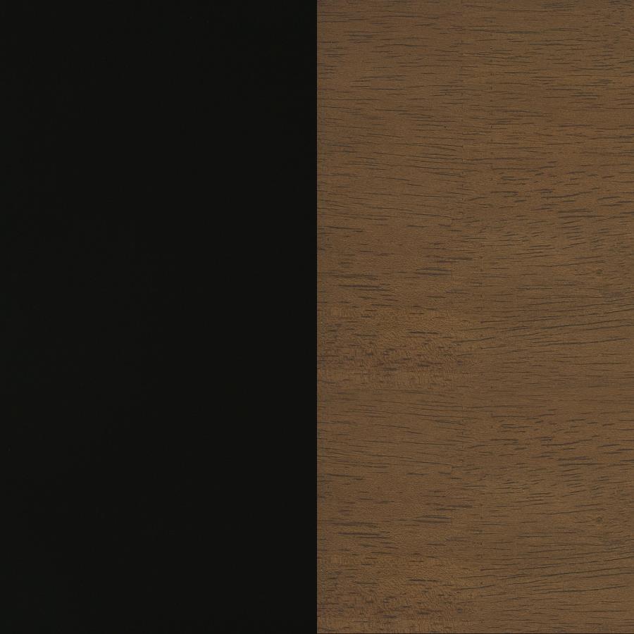 Home & Sleep Outlet - Morris Twin Over Twin Wood Bunk Bed Black and Walnut