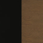 Home & Sleep Outlet - Morris Twin Over Twin Wood Bunk Bed Black and Walnut