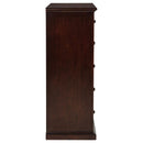 Sumerlin 6-drawer Bedroom Chest of Drawers Cappuccino