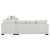 Ashford Chenille Upholstered Sleeper Sectional Sofa Greige