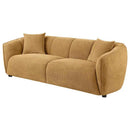Aleisha Fabric Upholstered Sofa Mustard Yellow