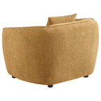 Home & Sleep Outlet - Aleisha Chenille Upholstered Accent Chair Mustard Yellow