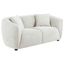 Aleisha 2-piece Fabroc Upholstered Sofa Set Sand
