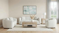 Aleisha 3-piece Fabric Upholstered Sofa Set Sand