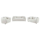 Aleisha 3-piece Fabric Upholstered Sofa Set Sand