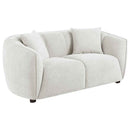 Aleisha Fabric Upholstered Loveseat Sand