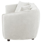 Home & Sleep Outlet - Aleisha Chenille Upholstered Loveseat Ivory