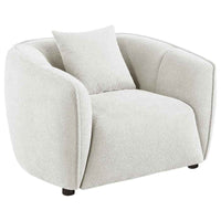 Aleisha Fabric Upholstered Accent Chair Sand