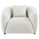 Aleisha Fabric Upholstered Accent Chair Sand