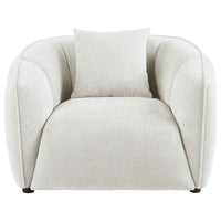 Aleisha Fabric Upholstered Accent Chair Sand