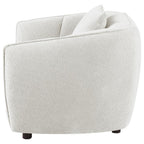 Home & Sleep Outlet - Aleisha Chenille Upholstered Accent Chair Ivory