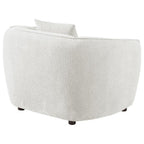 Home & Sleep Outlet - Aleisha Chenille Upholstered Accent Chair Ivory