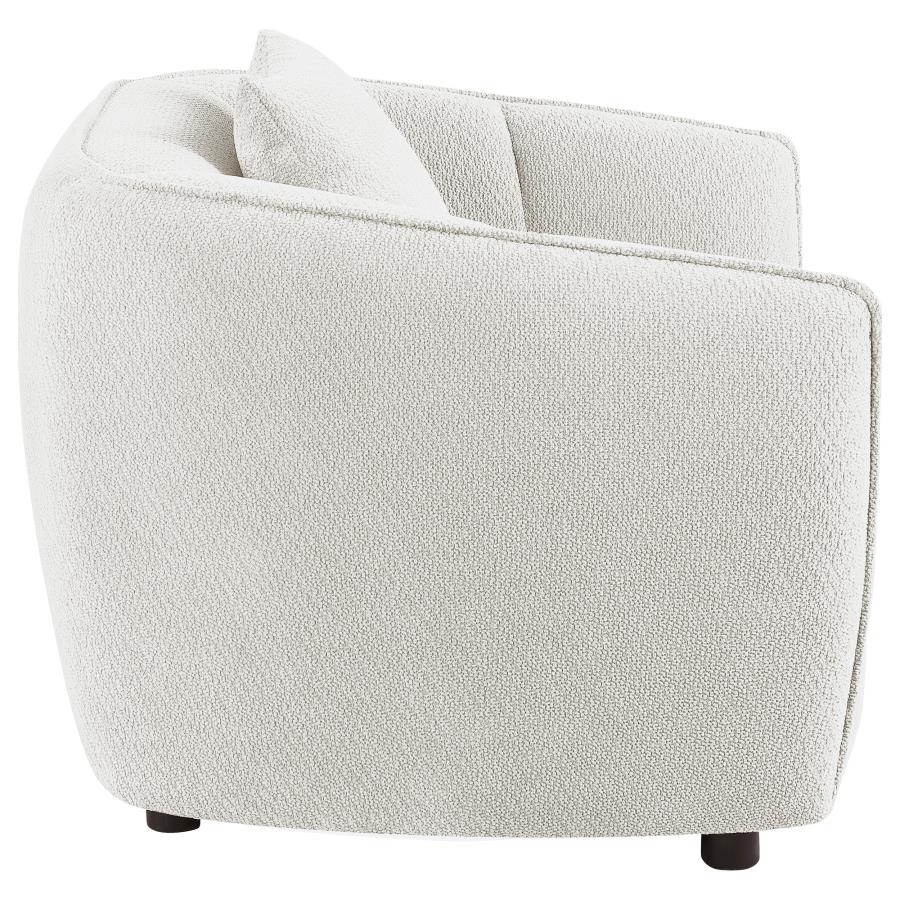Home & Sleep Outlet - Aleisha Chenille Upholstered Accent Chair Ivory