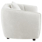 Home & Sleep Outlet - Aleisha Chenille Upholstered Accent Chair Ivory
