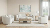 Aleisha Fabric Upholstered Accent Chair Sand