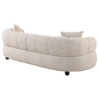 Home & Sleep Outlet - Whitney Contemporary Channel Tufted Boucle Upholstered Sofa