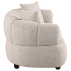 Home & Sleep Outlet - Whitney Contemporary Channel Tufted Boucle Upholstered Loveseat