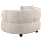 Home & Sleep Outlet - Whitney Contemporary Channel Tufted Boucle Upholstered Accent Chair