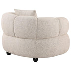 Home & Sleep Outlet - Whitney Contemporary Channel Tufted Boucle Upholstered Accent Chair