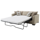 Storey Upholstered Sleeper Sectional Chaise Sofa Camel