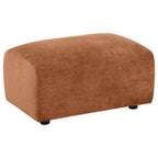 Burnett 4-piece Chenille Upholstered Sofa Set Burnt Orange