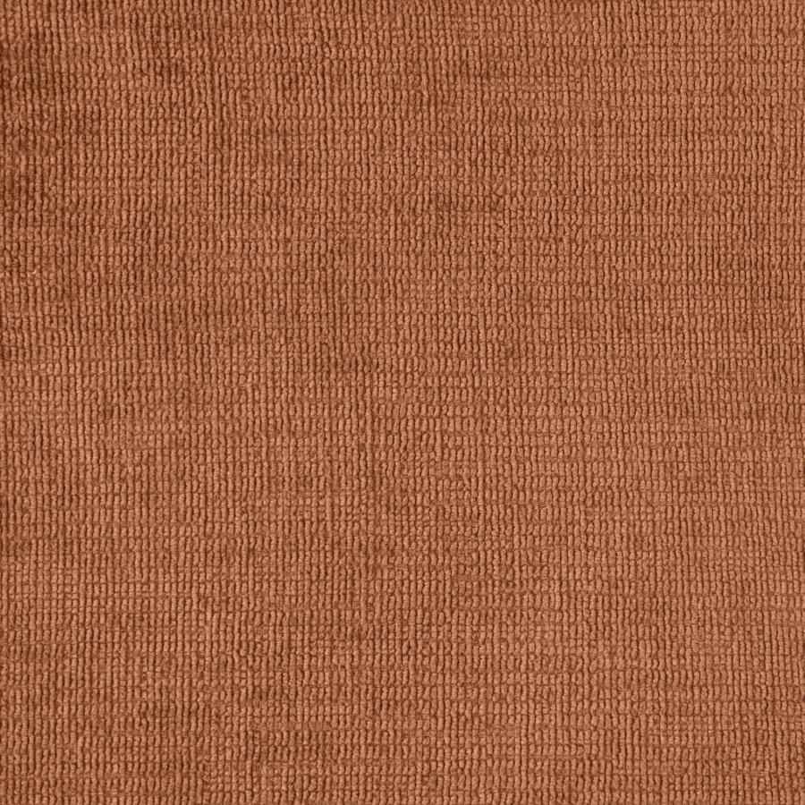 Burnett Chenille Upholstered Ottoman Burnt Orange