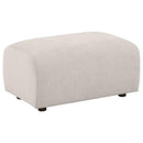 Burnett 4-piece Chenille Upholstered Sofa Set Ivory