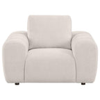 Home & Sleep Outlet - Burnett Chenille Upholstered Accent Chair Ivory