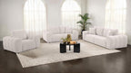 Home & Sleep Outlet - Burnett Chenille Upholstered Accent Chair Ivory