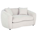 Isabella 2-piece Fabric Upholstered Sofa Set Sand