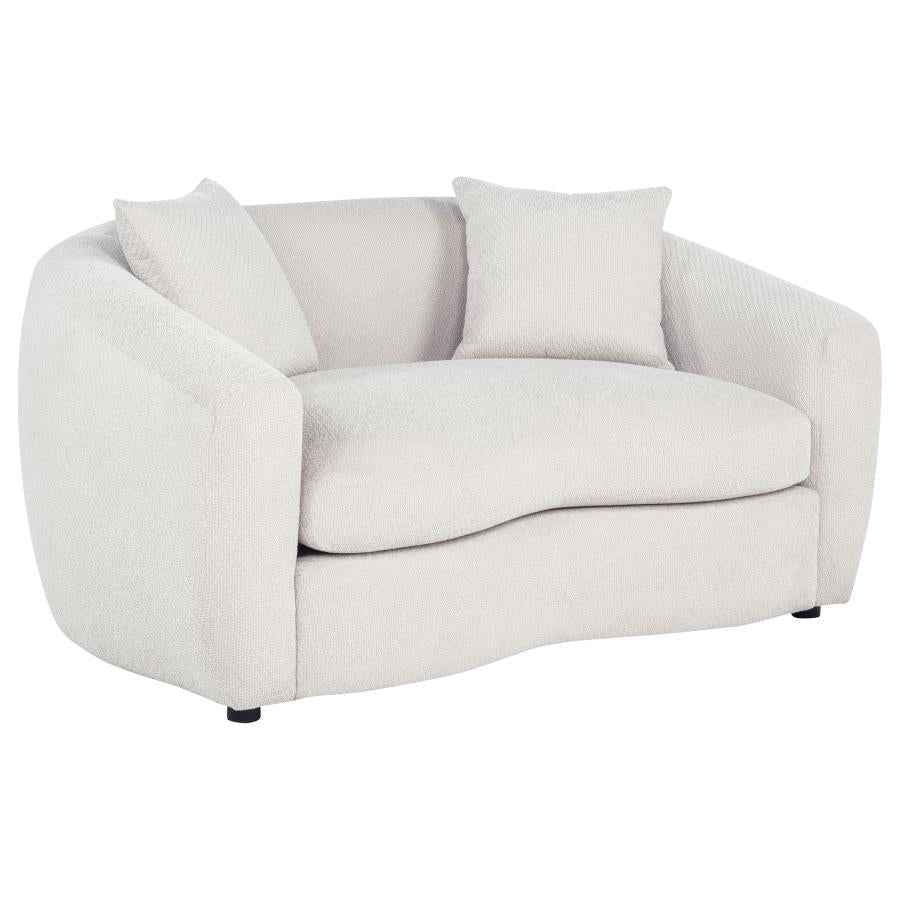 Isabella 2-piece Fabric Upholstered Sofa Set Sand