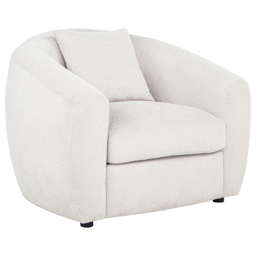 Isabella 3-piece Fabric Upholstered Sofa Set Sand